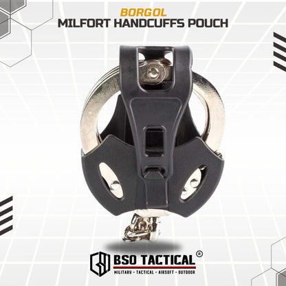 Milfort Borgol Holder Tactical Holster Handcuffs Nylon Holder Case Waist Belt Molle