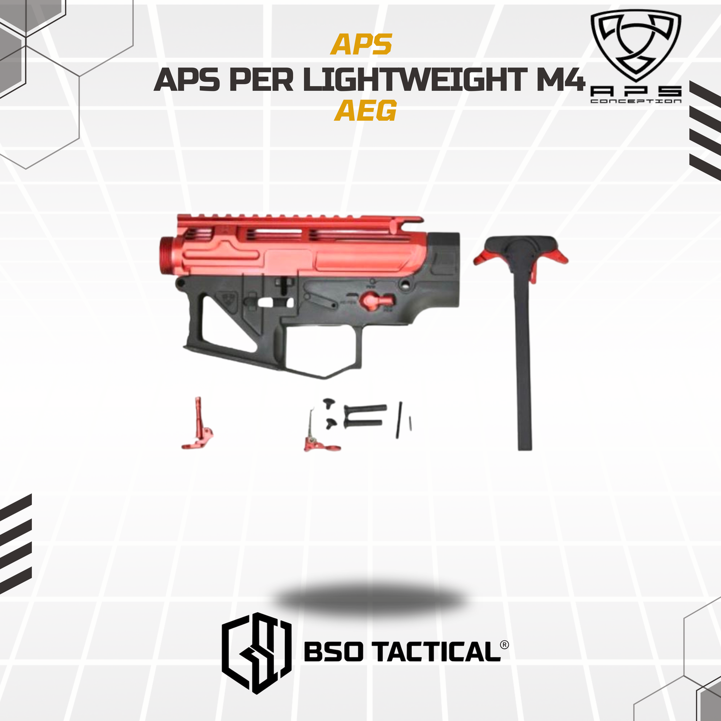 APS PER Lightweight Airsoft Metal Body Reveiver Set Full Full Metal AEG M4