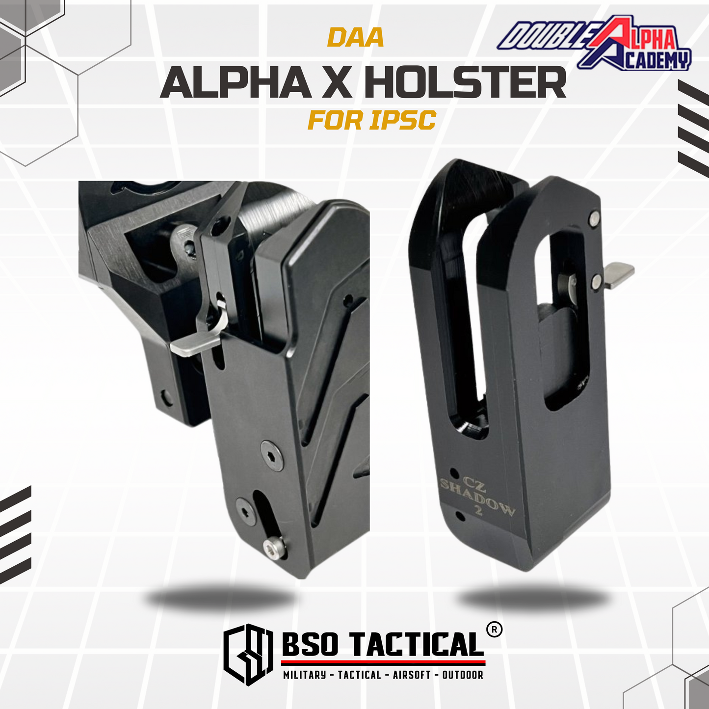DAA Alpha X Holster for IPSC - ORIGINAL