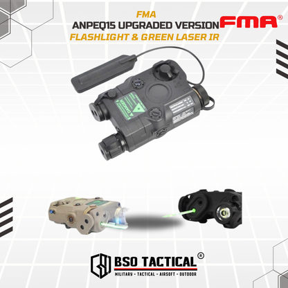 FMA ANPEQ 15 Upgrade Version LED White Light + Green Laser IR