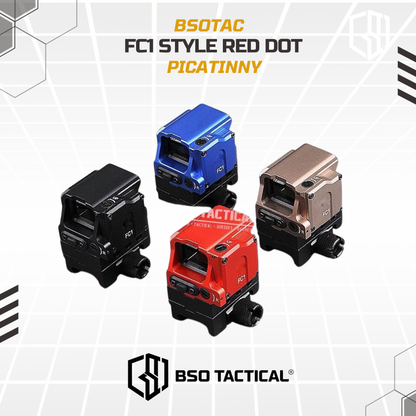 Scope Tactical DI Style FC1 Red Dot Sight Mini Prism Airsoft Holosight