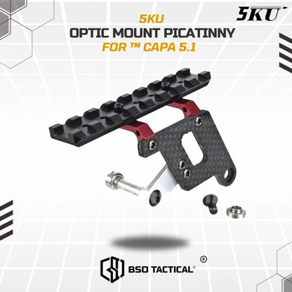5KU Mounting Scope Red Dot Picatinny Rail for Capa Metal Carbon