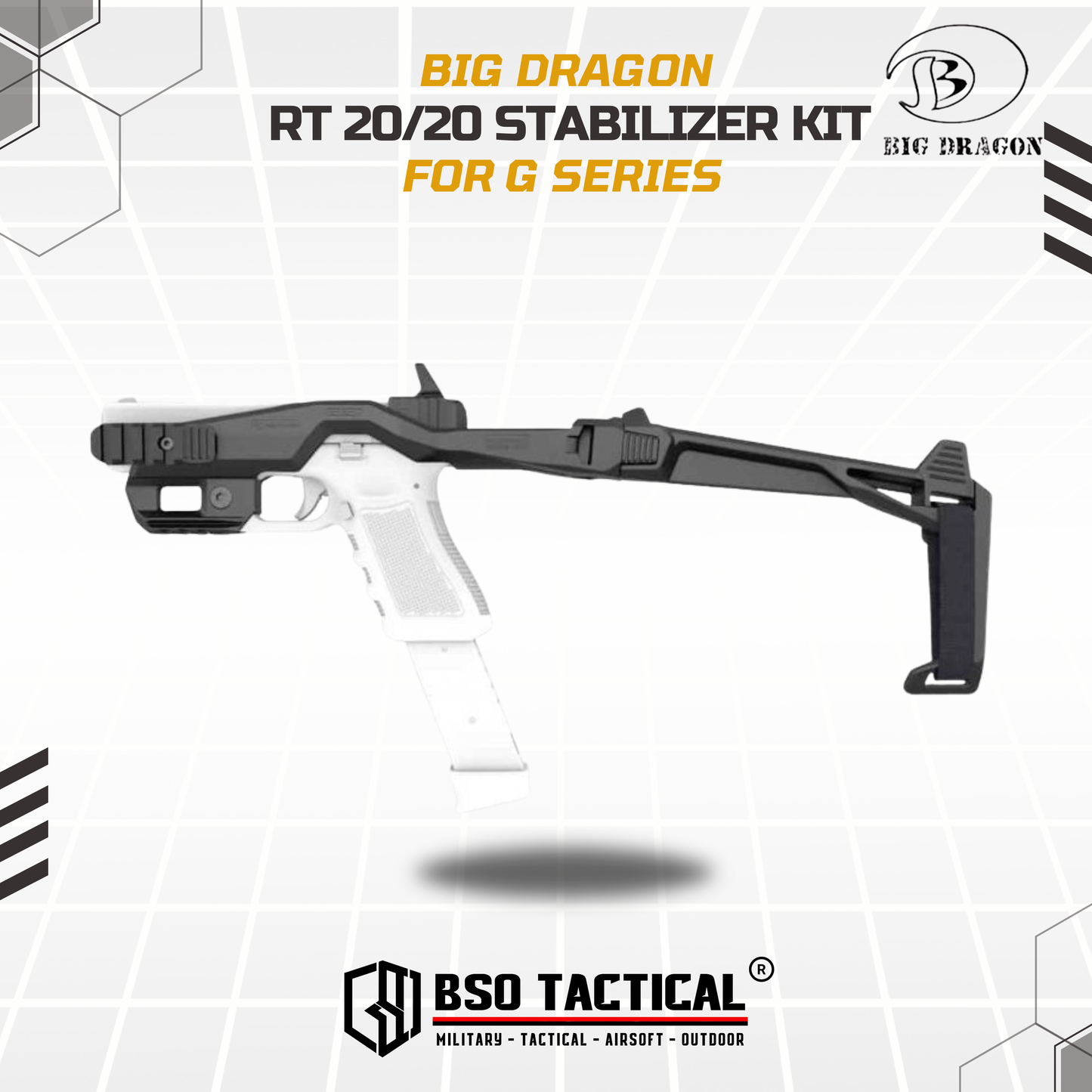 Recover Tactical RT 20/20 Arm Brace Stabilizer Kit G Series