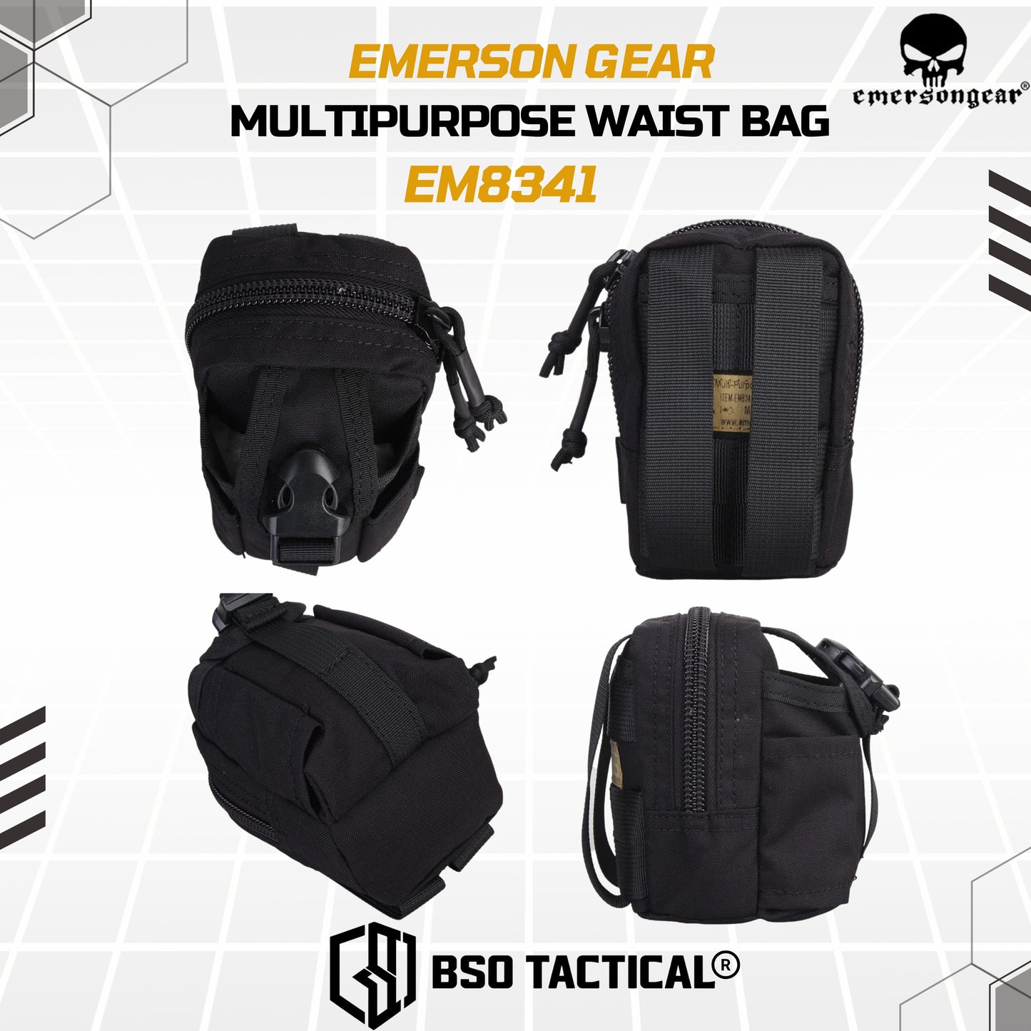 Emerson Gear Tactical Multipurpose Waist Bag M1 Universal Storage Pack - EM8341