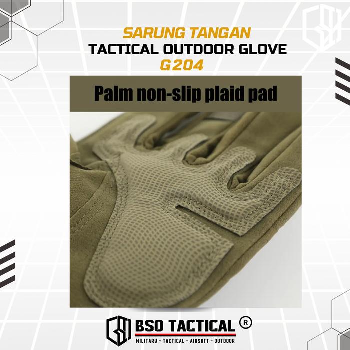 Sarung Tangan Tactical G3 Fingerless Outdoor Glove G204
