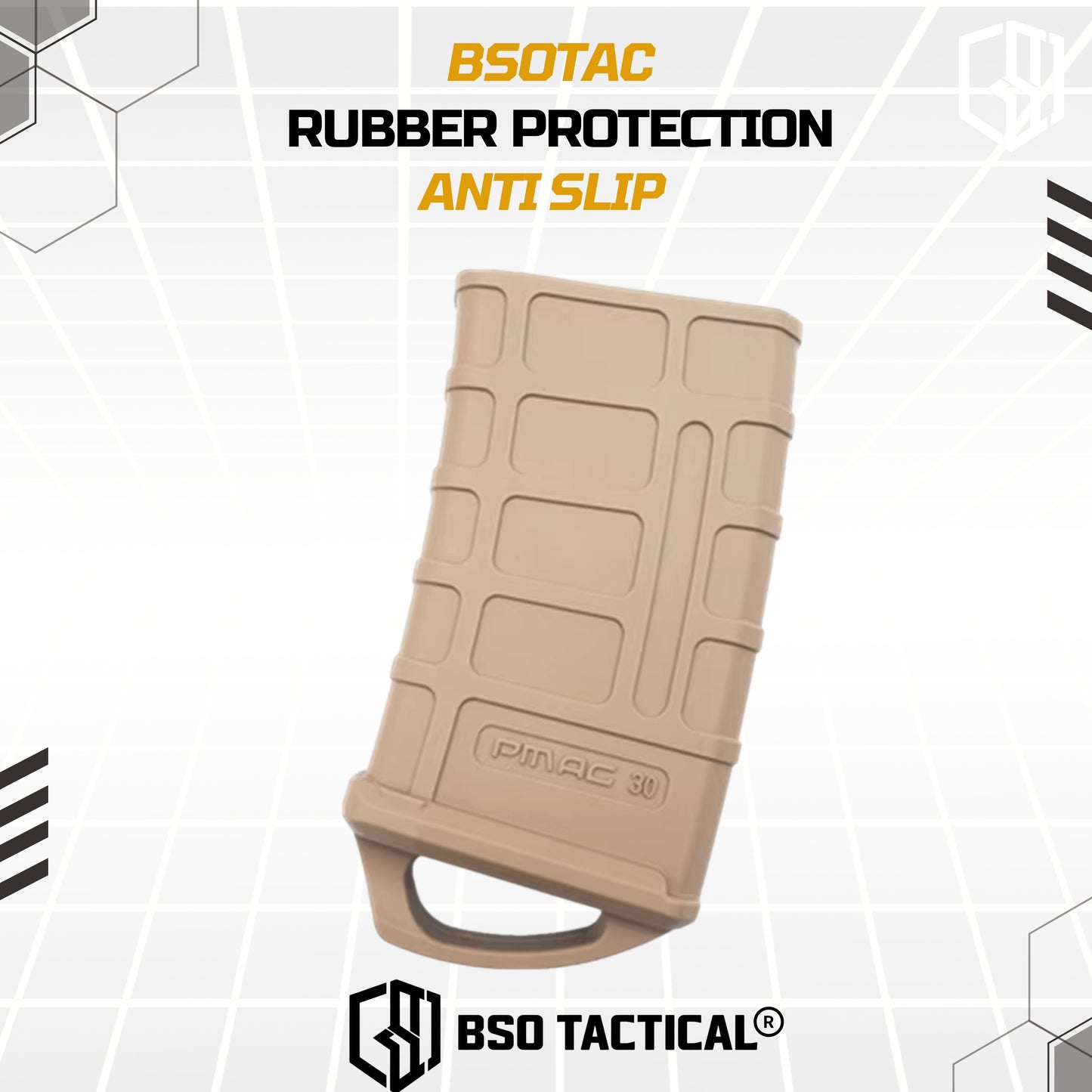 Rubber Magazine PMG Style Anti Slip Cover Mag Protection
