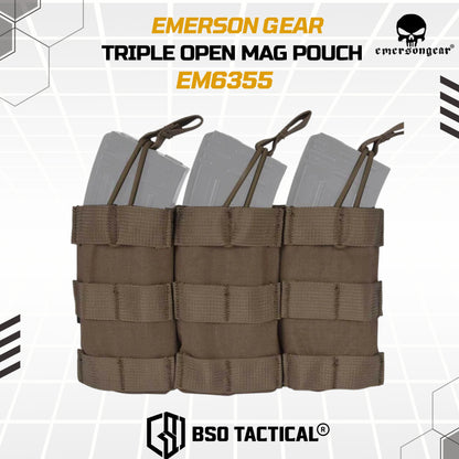 Emerson Gear Pouch Molle Triple Open Mag Pouch 500D Bag