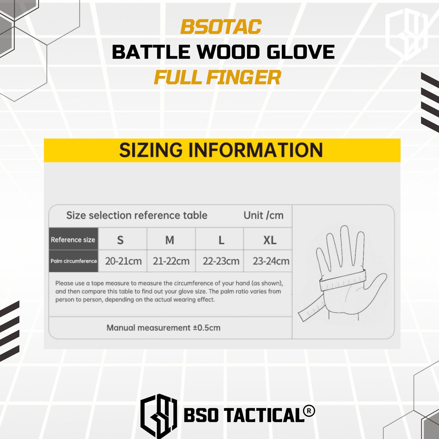 Battle Wood Outdoor Tactical Motorcycle Glove Full Finger Protection Multifungsi - ST1805