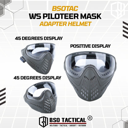 WoSport Piloteer Mask Adapted Fast Helmet
