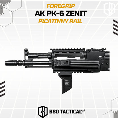 AK Tactical Vertical Foregrip PK-6 Zenit Style 20mm Picatinny Rail CNC