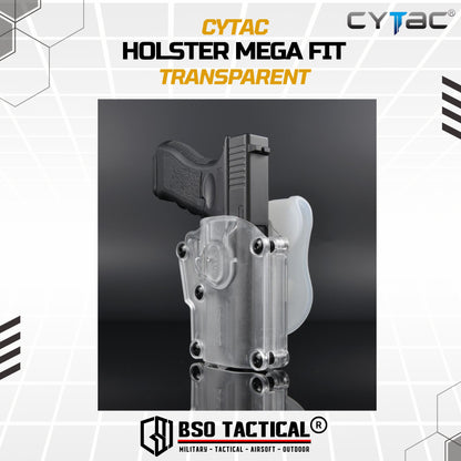 Cytac Holster Mega Fit Transparent Series NEW Universal ORI