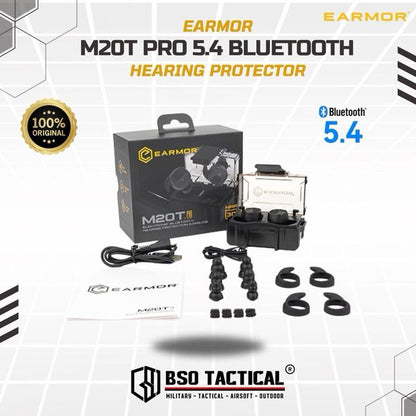 Earmor M20T PRO 5.4 Bluetooth Electronic Earplugs Hearing Protection ORIGINAL Earbuds Earphone Wireless Green Tws Headset