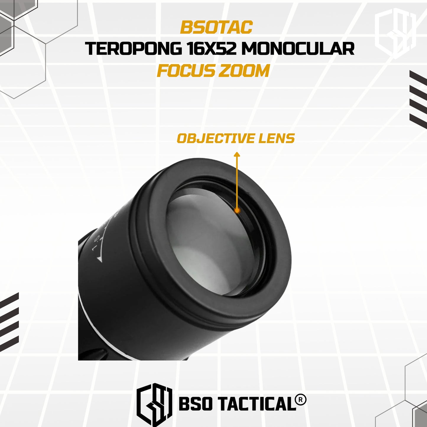 Teropong 16x52 Outdoor Monocular Single Powerview HD Camping Outdoor