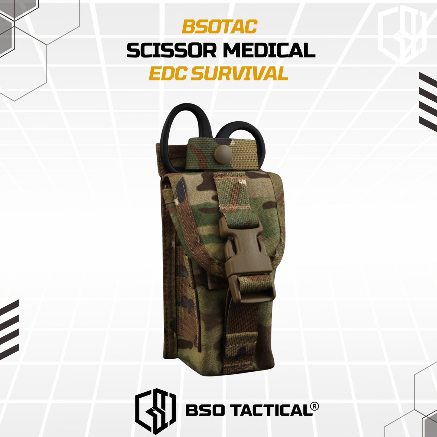 EDC Survival Scissor Medical Emergency Rescue Gunting Outdoor Hiking Camping