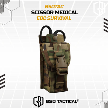 EDC Survival Scissor Medical Emergency Rescue Gunting Outdoor Hiking Camping