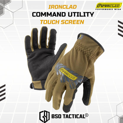 Ironclad Utility Touch Command Glove Touch Screen ( IEX MUG & IEX-PUG )