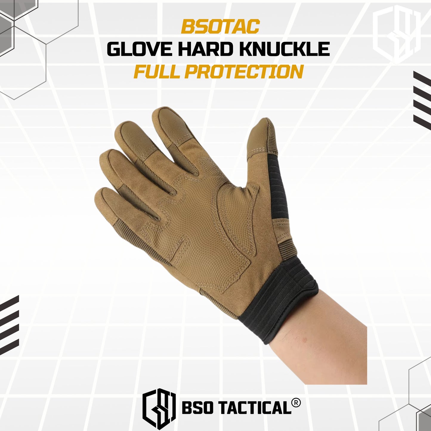 Sarung Tangan Tactical CQB Outdoor Glove Full Finger Hand Protection