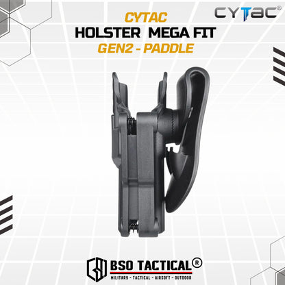 Holster Cytac Mega Fit Gen2 Compact Universal Right Hand ORIGINAL - Belt Clip / Paddle