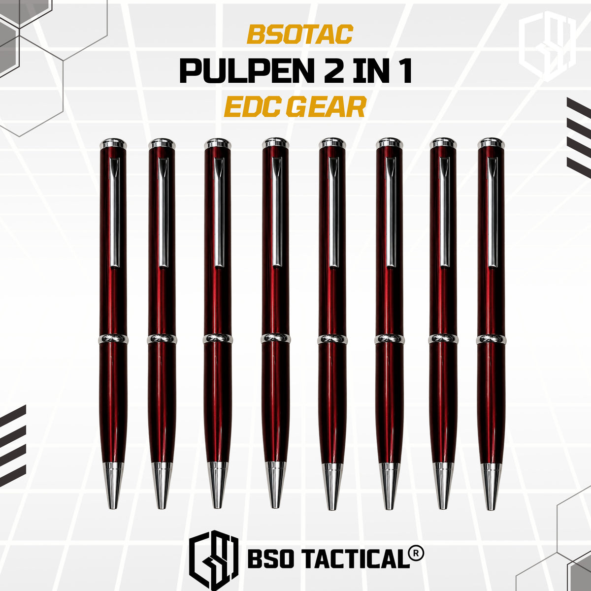Pulpen Tactical 2 In 1 Pen Hidden Knives EDC Every Day Carry Outdoor Camping