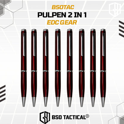 Pulpen Tactical 2 In 1 Pen Hidden Knives EDC Every Day Carry Outdoor Camping