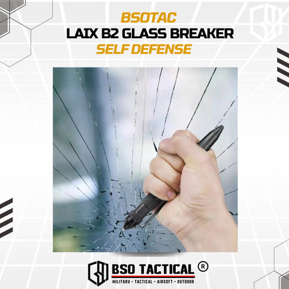 Laix Tactical Pen B2 Glass Breaker EDC Self Defense Survival Tools