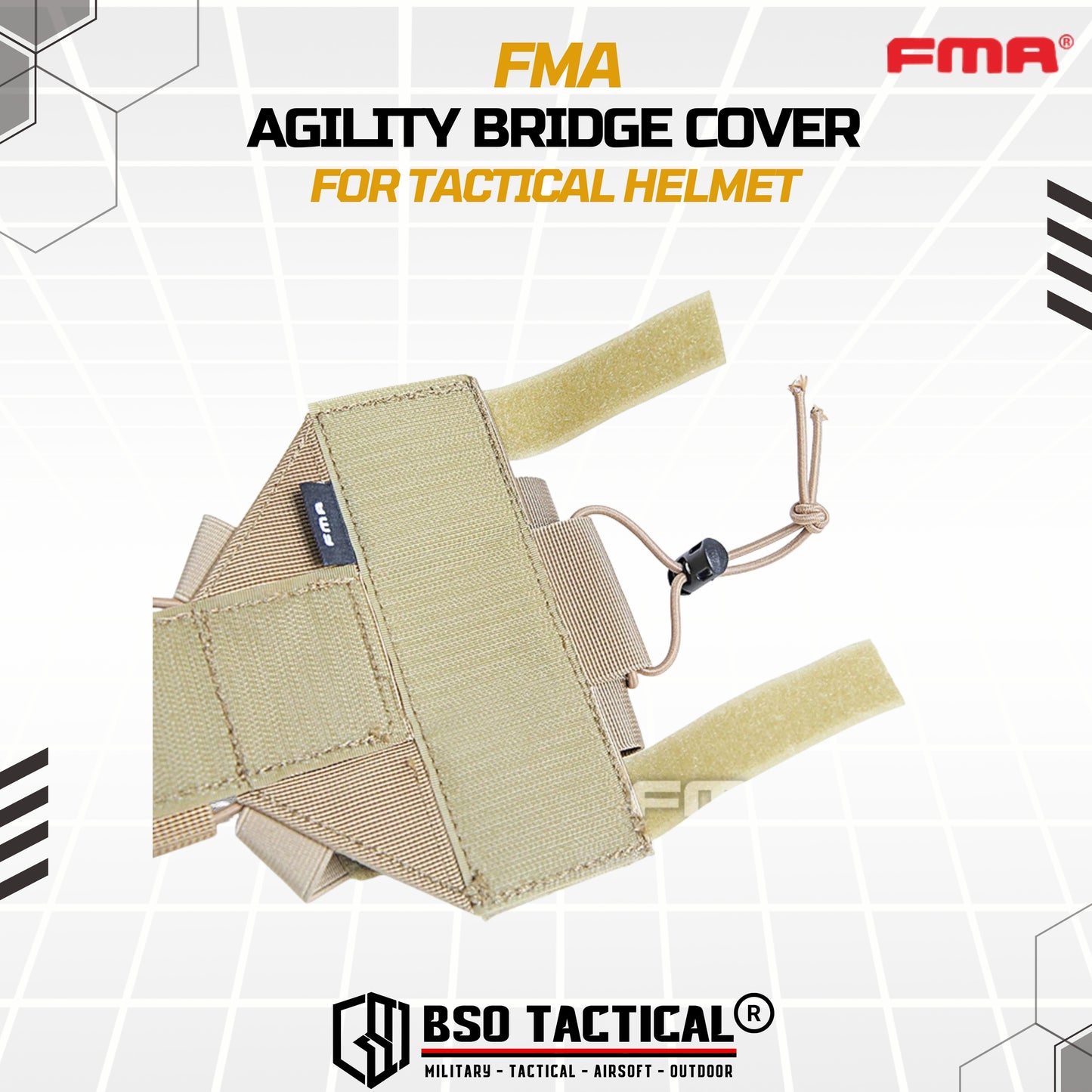 Cover Helm FMA Universal Agility Bridge for Tactical Helmet