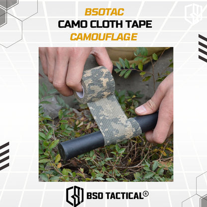 Camo Cloth Tape Not Sticky Outdoor Accesories Camouflage Multifunction Anti Lengket for Outdoor Tactical Activity
