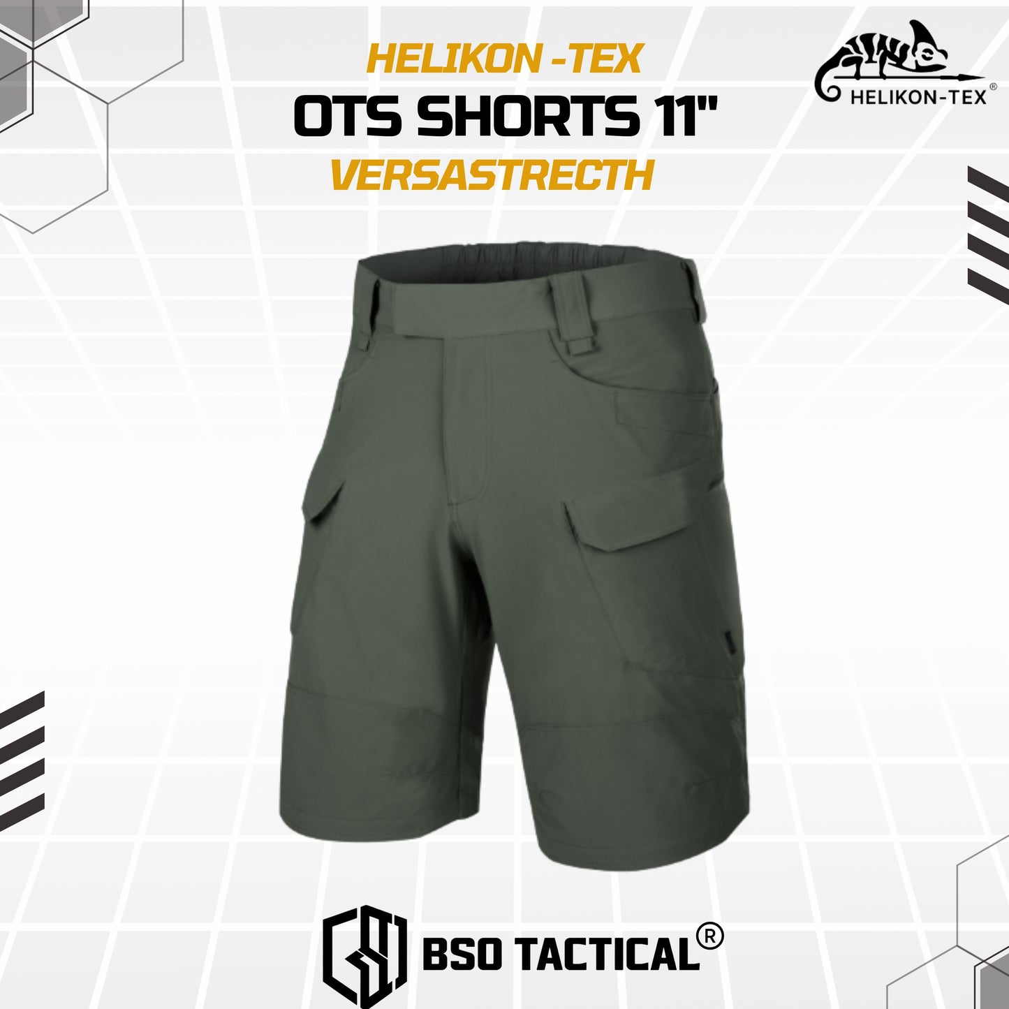 Celana Pendek Helikon Tex OTS 11 Outdoor Tactical Short Versastrecth Sport Pants