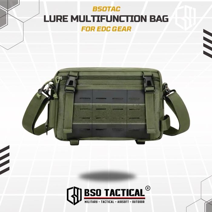 Lure Tactical Outdoor Multifungsi Bag EDC Fishing Cycling Camping Bag