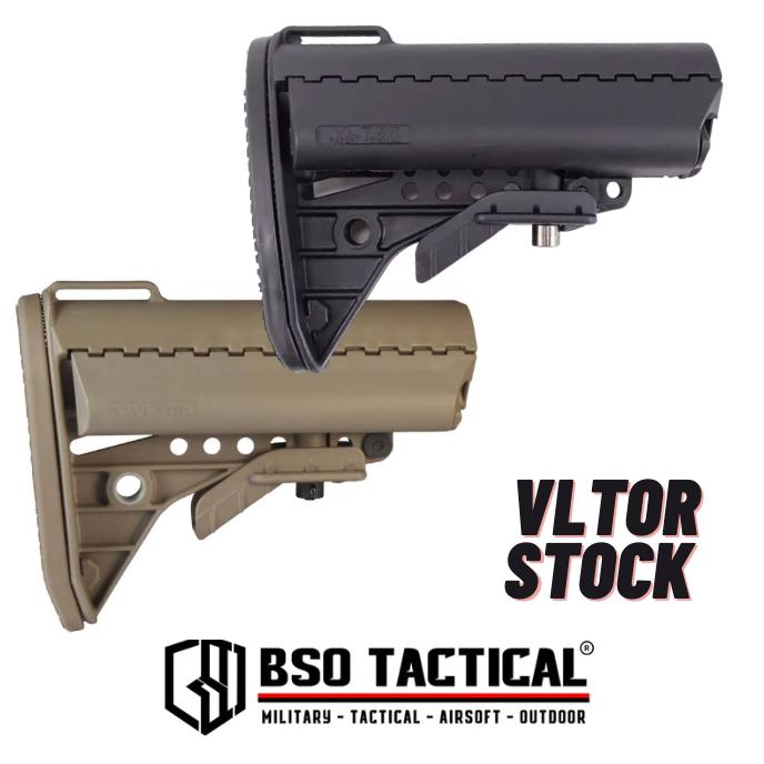 Popor Tactical Airsoft VLTOR Style AEG Buttstock