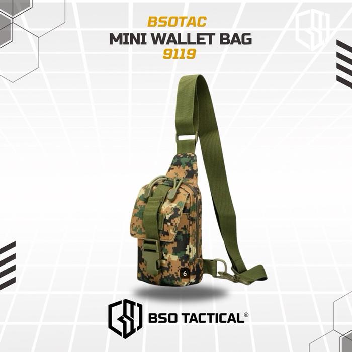 Tas Selempang Tactical Mini Wallet Bag Outdoor Sport Bag - 9119