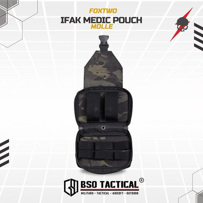 FOX TWO Tactical IFAK Medic Pouch Molle Multifungsi EDC Bag Pouches ORIGINAL FOXTWO