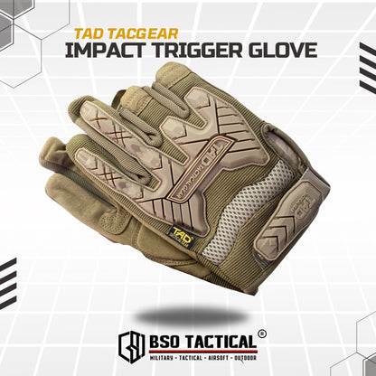 Sarung Tangan Tacgear Impact Outdoor Glove Half Finger Protection
