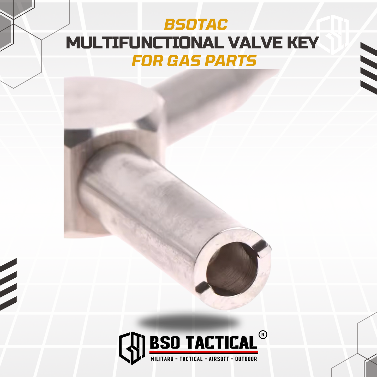 Multifunctional Triangle Valve Key for Gas Parts Multitools