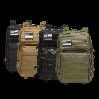 Tas Ransel Olahraga EDC 50L Backpack Outdoor Tactical Daily Bag Molle Multi Storage Gym Hyrox Camping Hiking 914