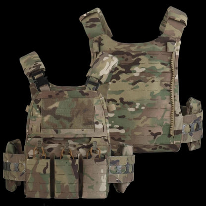 WoSport FCPC V5 Outdoor Tactical Vest with Triple Mag Pouch QD