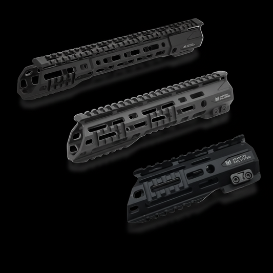 RIS F4 DEF LITE AEG GBBR Handguard Metal Marking Adaptive Rail System