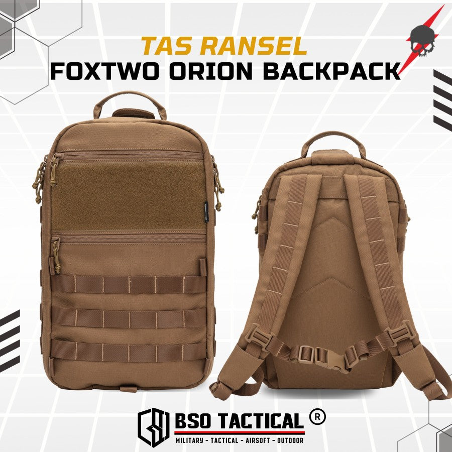 FOX TWO Orion Tas RanselTactical Outdoor EDC Bag Backpack ORIGINAL Foxtwo