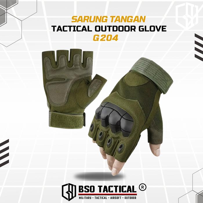 Sarung Tangan Tactical G3 Fingerless Outdoor Glove G204