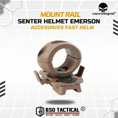 Mounting Senter Mount Rail Flashlight for ARC Rail  Helmet Accesories Fast Helm ABS Outdoor