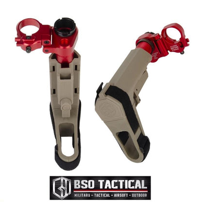 LT Folding Adapter Popor Lipat GBB Airsoft PCP Milspec - RED
