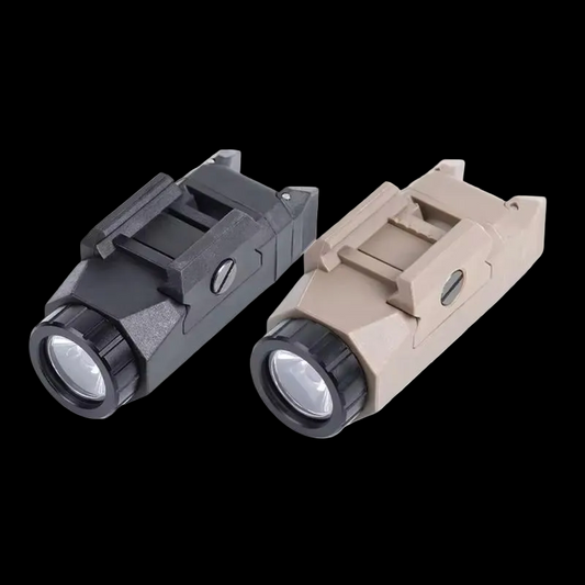 Senter Tactical INF APL Compact LED Flashlight 200 Lumens 20-22mm Picatinny FREE BATTERY CR123 Rechargeable