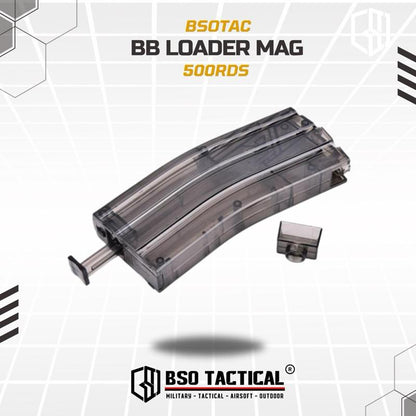 Speed BB Loader Airsoft 6mm 500rd BB M4 Mag Style Polymer