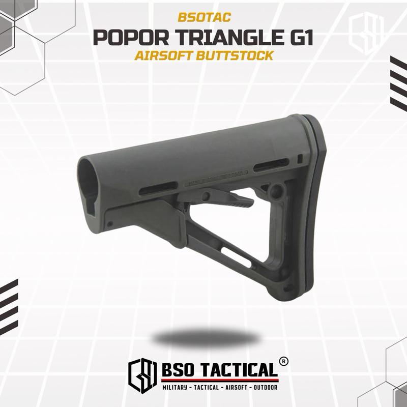 BD Tactical Popor Triangle Gen 1 Polymer with Airsoft AEG WGG GBBR