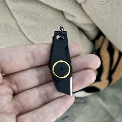 Pisau Mini Outdoor Survival Folding Knife Pocket Blade Keychain EDC