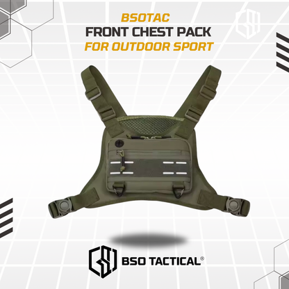 Front Chest Pack EDC Outdoor Sport Bag for Hiking Fishing Cycling Camping Gear