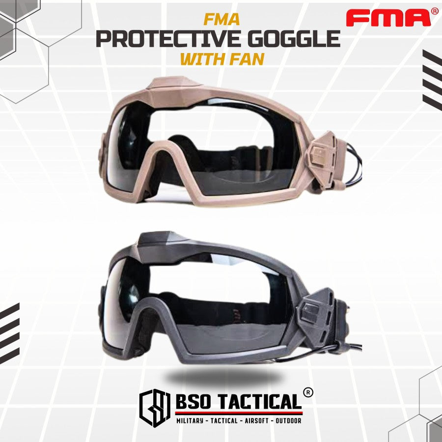 Goggle Tactical FMA Updated Version with Fan Eye Protection