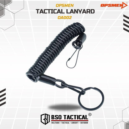 OPSMEN Flaslight Tactical Lanyard Spiral Sling Tali Senter Speed Holster Opsmen OA002