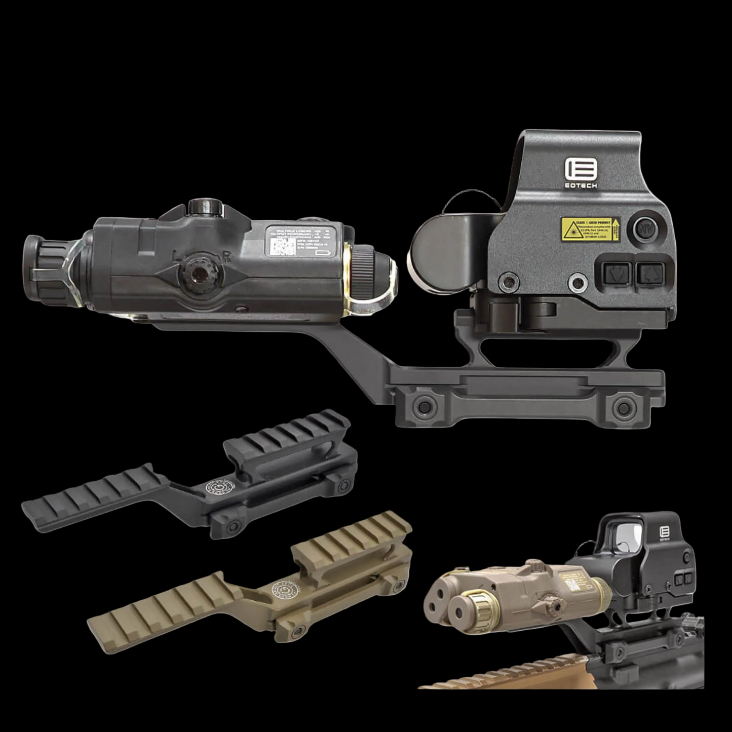 GBRS Hydra Style Low Mount Picatinny for Holosight Anpeq Full Metal