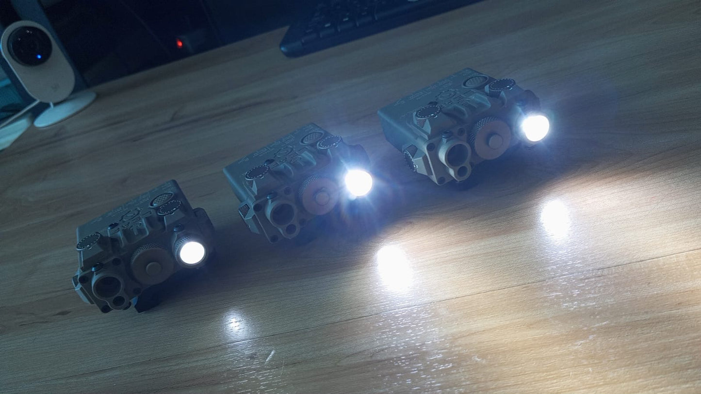 Senter Laser DBAL A2 Tactical Light LED Flaslight with Switch
